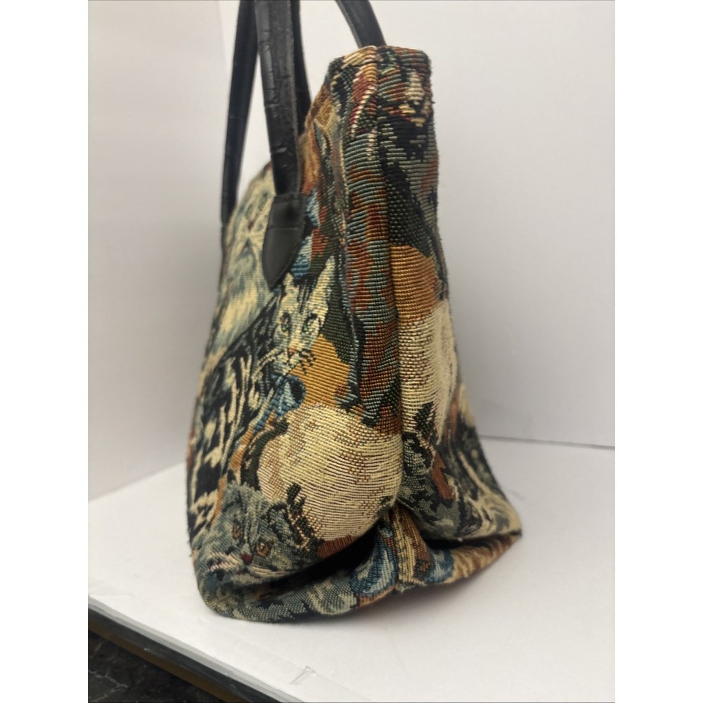 H. Ravi dallas Original Cat Shoulder bag Tapestry Vintage Excellent Condition - Picture 7 of 12